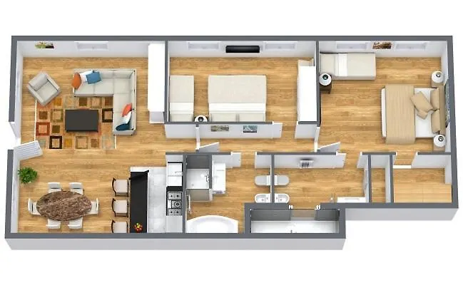 Center Ca' Corte Paludo Wi-fi Fibre Апартаменты Венеция